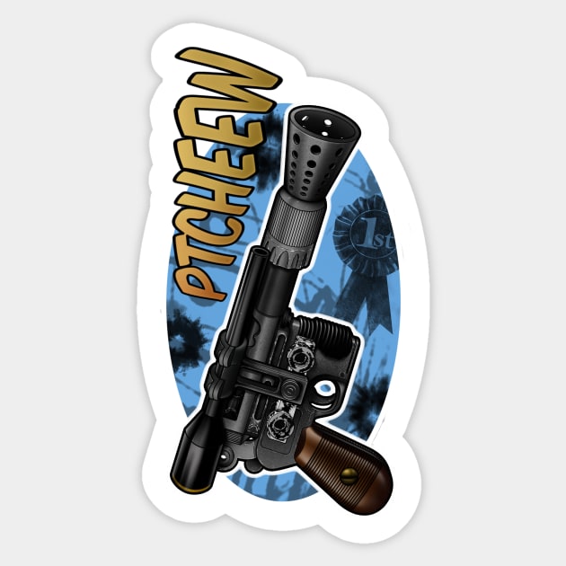 Blaster ptcheew Sticker by mellobunni